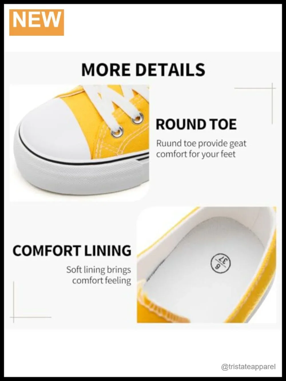 Women's Platform Sneakers Canvas Lace-Up Breathable Casual Shoes